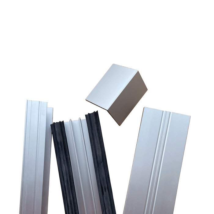 Kanaltak Komplett Rökfärgat 16 mm - 3 m ­­­­­